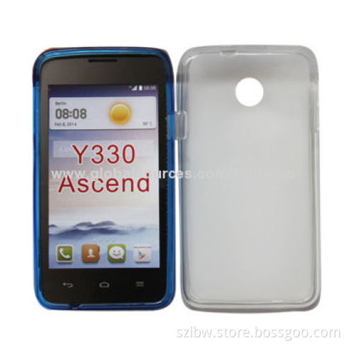 Simple and Easy Style TPU Case for HUAWEI Y330, Various Colors Available, Sample and Stylish Design